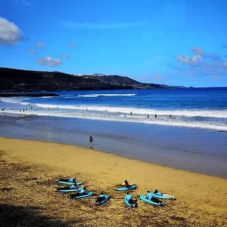 Agua De Abril Las Canteras ¡en Un Minuto En El Mar! Ideal Descansar/teletrabajar Apartment *